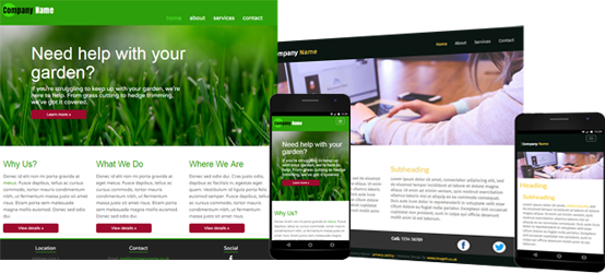 responsive website