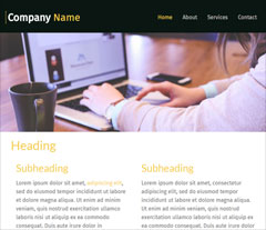 Web design template 1